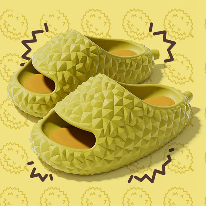 Fruitastic Footwear: Exklusive Durian-Design Hausschuhe