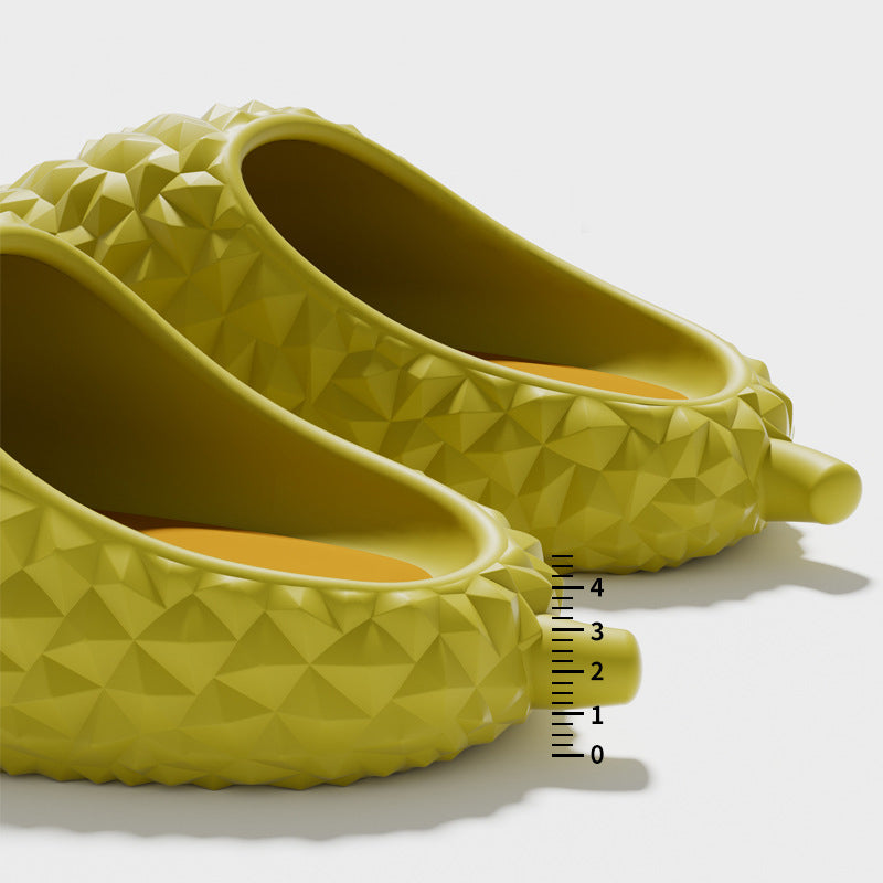 Fruitastic Footwear: Exklusive Durian-Design Hausschuhe