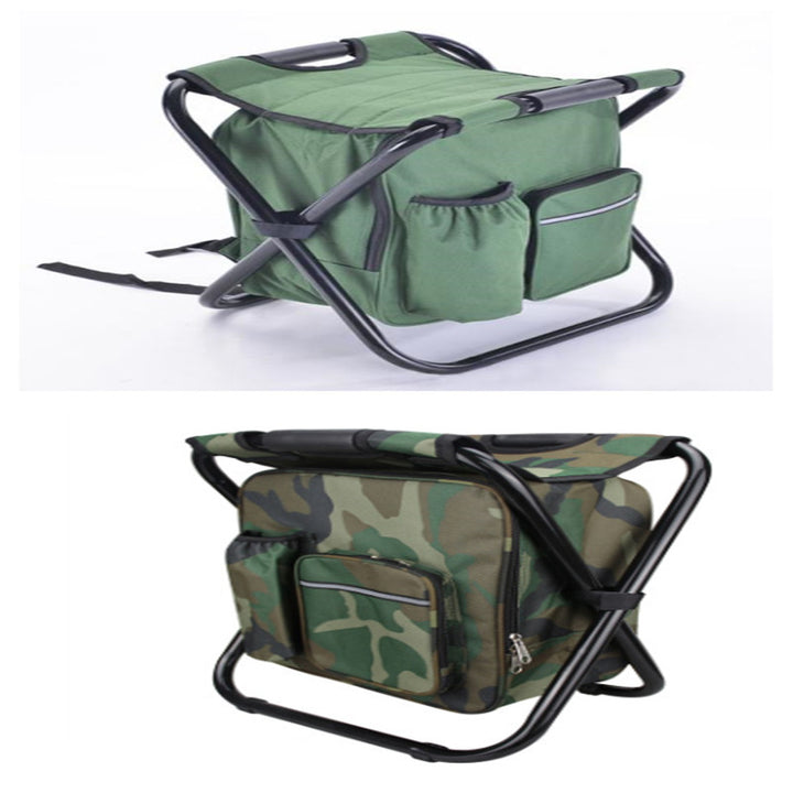 FrostySeat: 3-in-1 Fusion von Rücksack, Kühlertasche und Campingstuhl