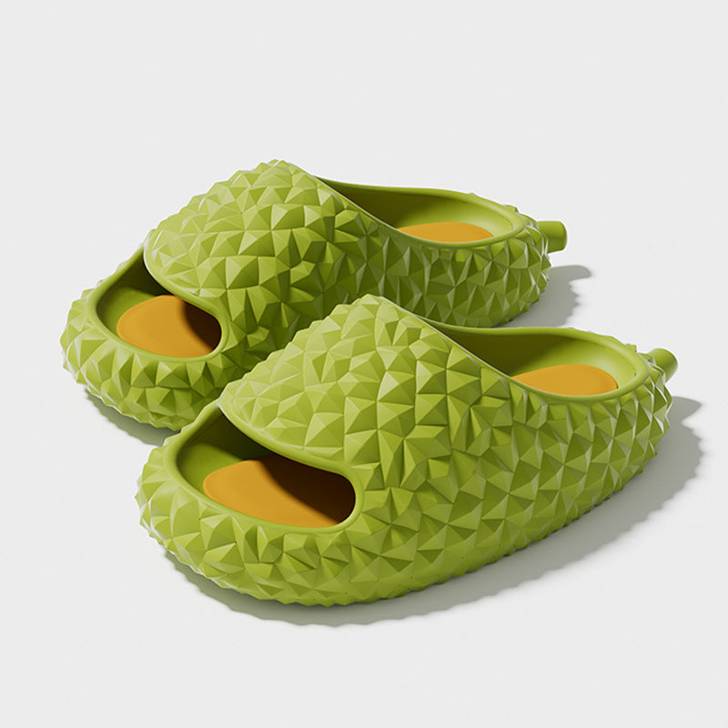 Fruitastic Footwear: Exklusive Durian-Design Hausschuhe